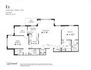 Suite E1 - Master Floor Plan